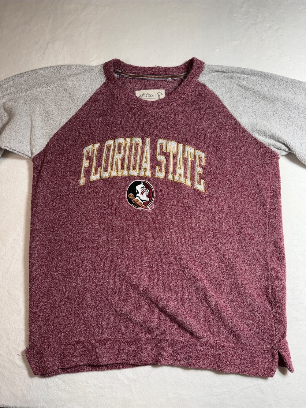 Florida State Garnet Crewneck Sweatshirt by Three Square by Royce Apparel